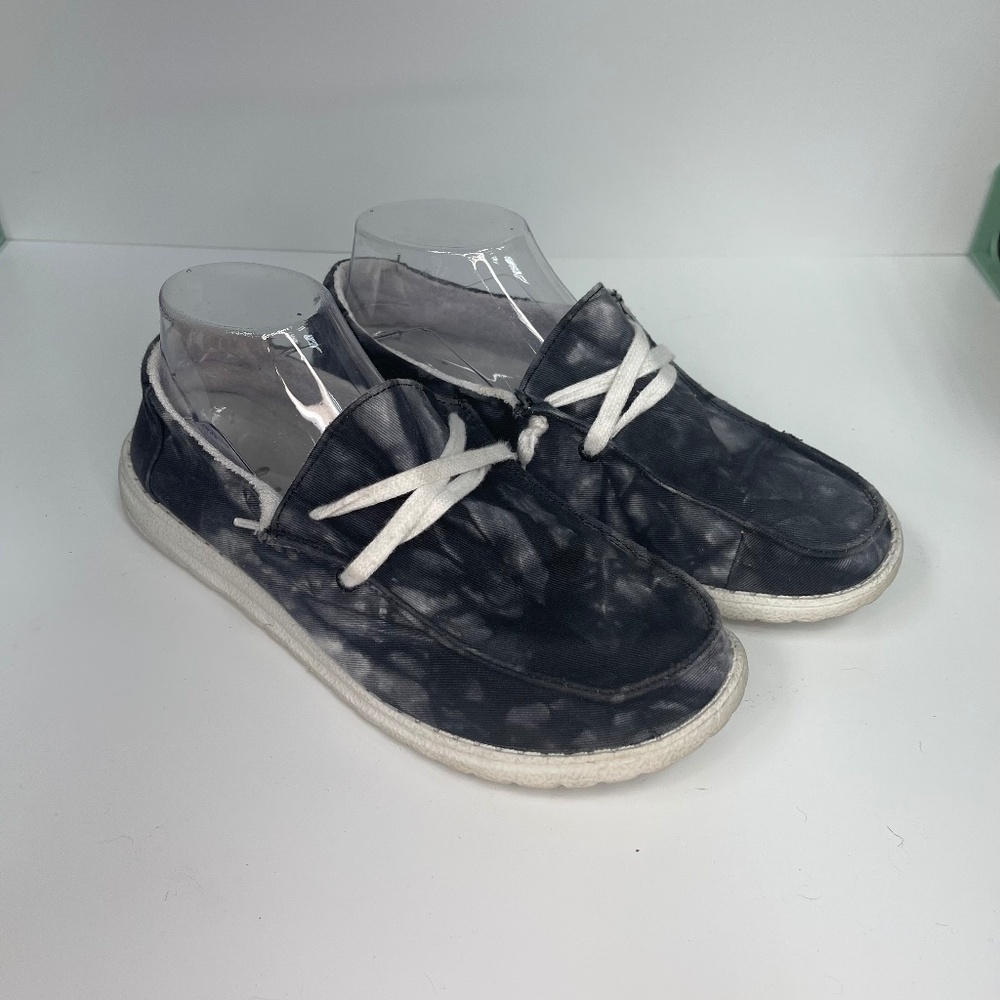 Women’s Gypsy Jazz Shoes Marbled Black & White size 8.5